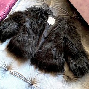 Girls Appaman Faux Fur jacket sz 4T